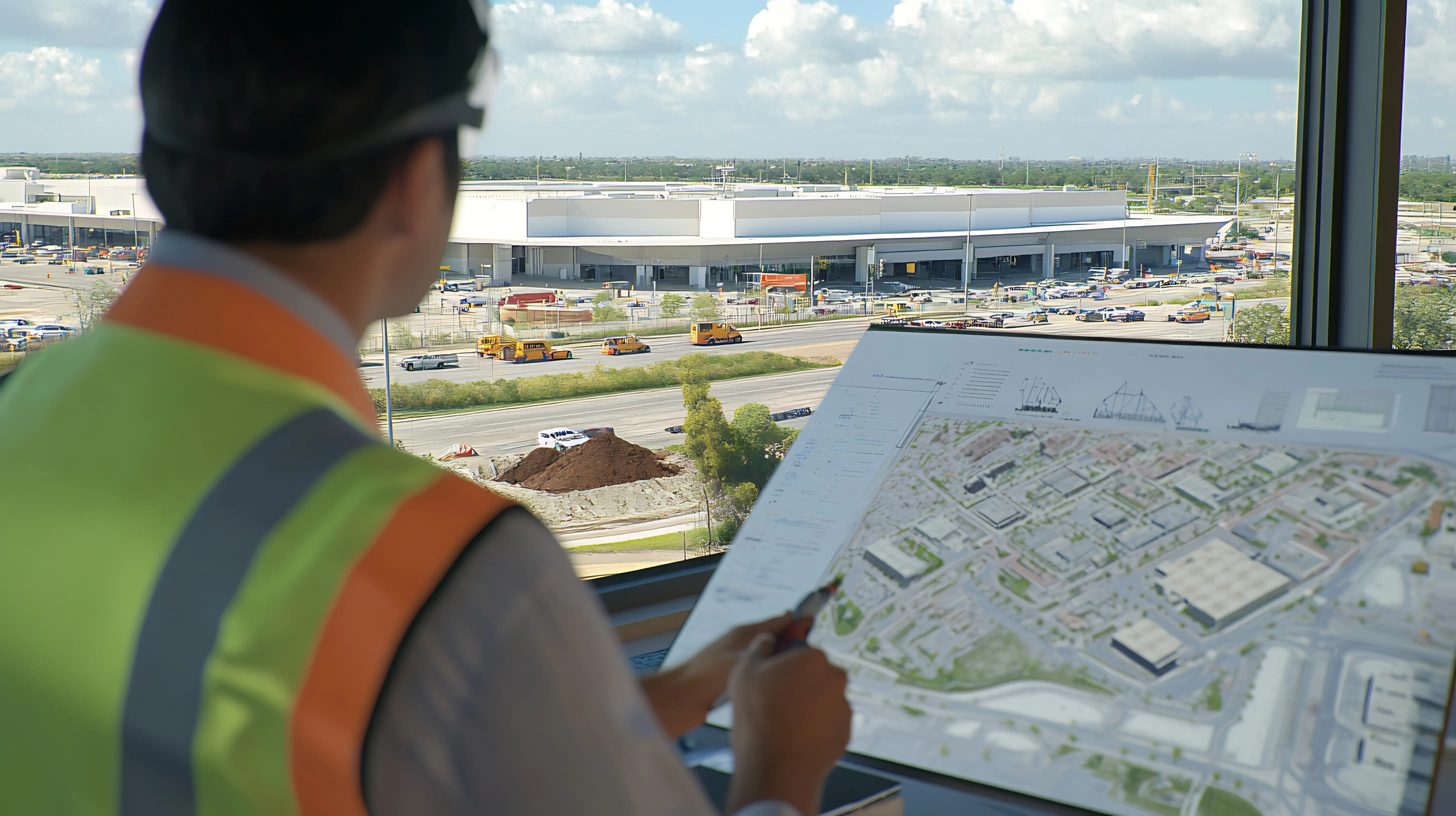 Analyse der Standortbedingungen für die Entwicklung eines Verkehrsdrehkreuzes; Bauingenieure mit Schwerpunkt Bodenmechanik.