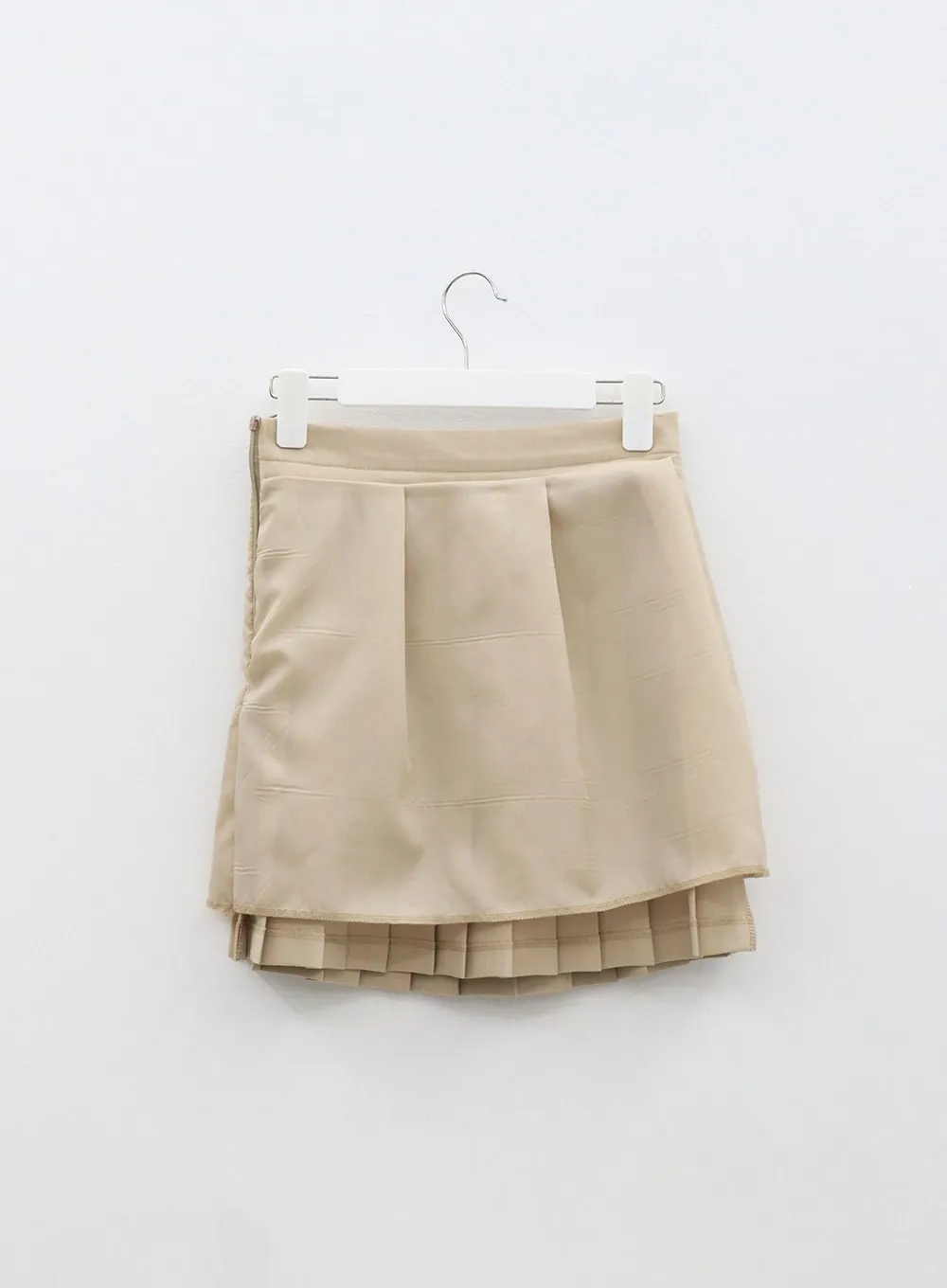 Basic Pleated Mini Skirt OF308