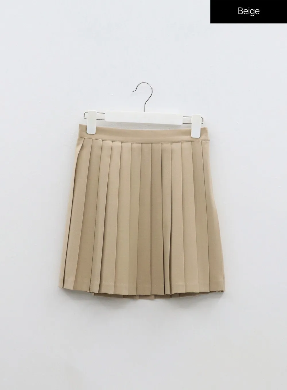 Basic Pleated Mini Skirt OF308