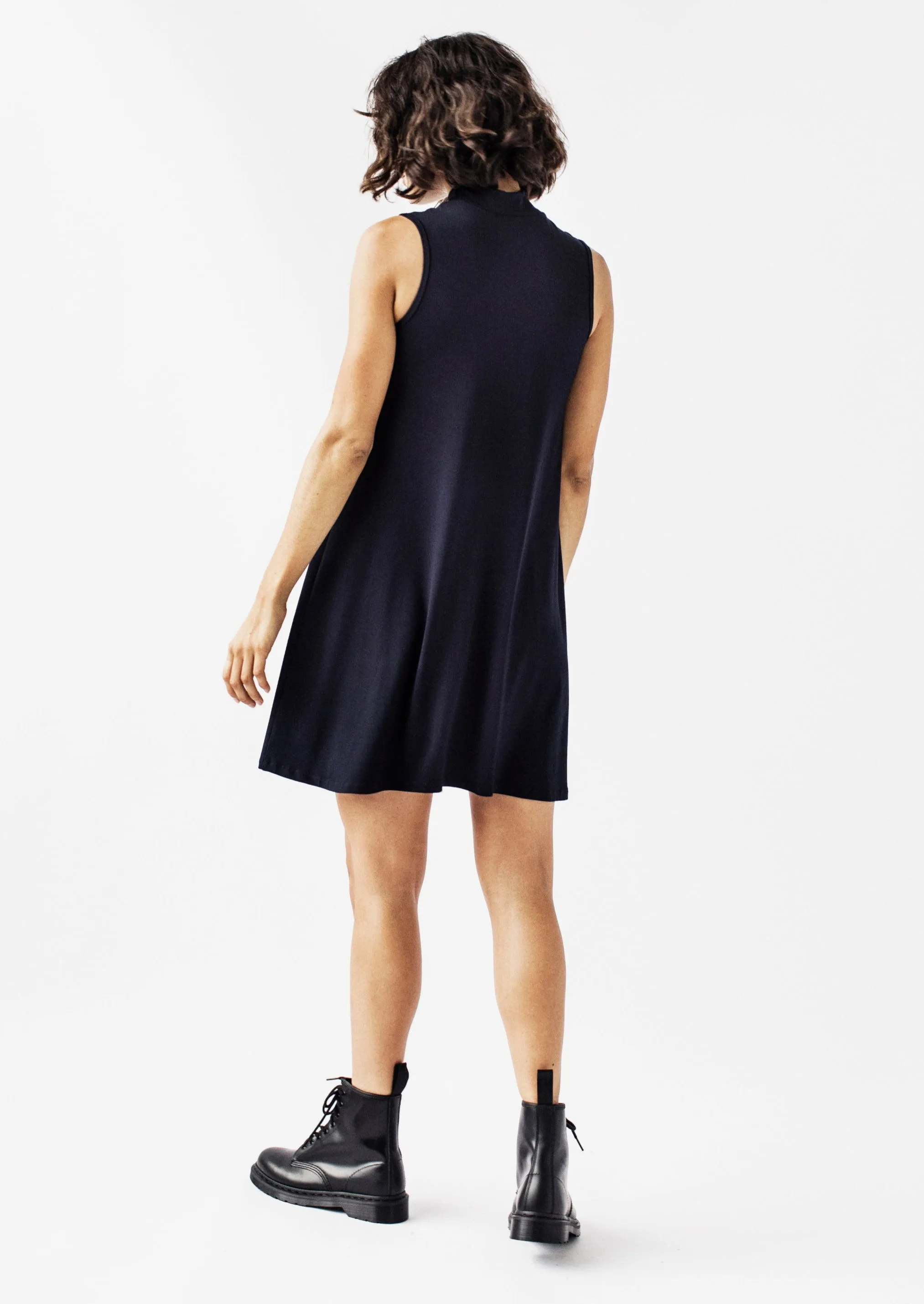 Claudia Mock Neck Dress