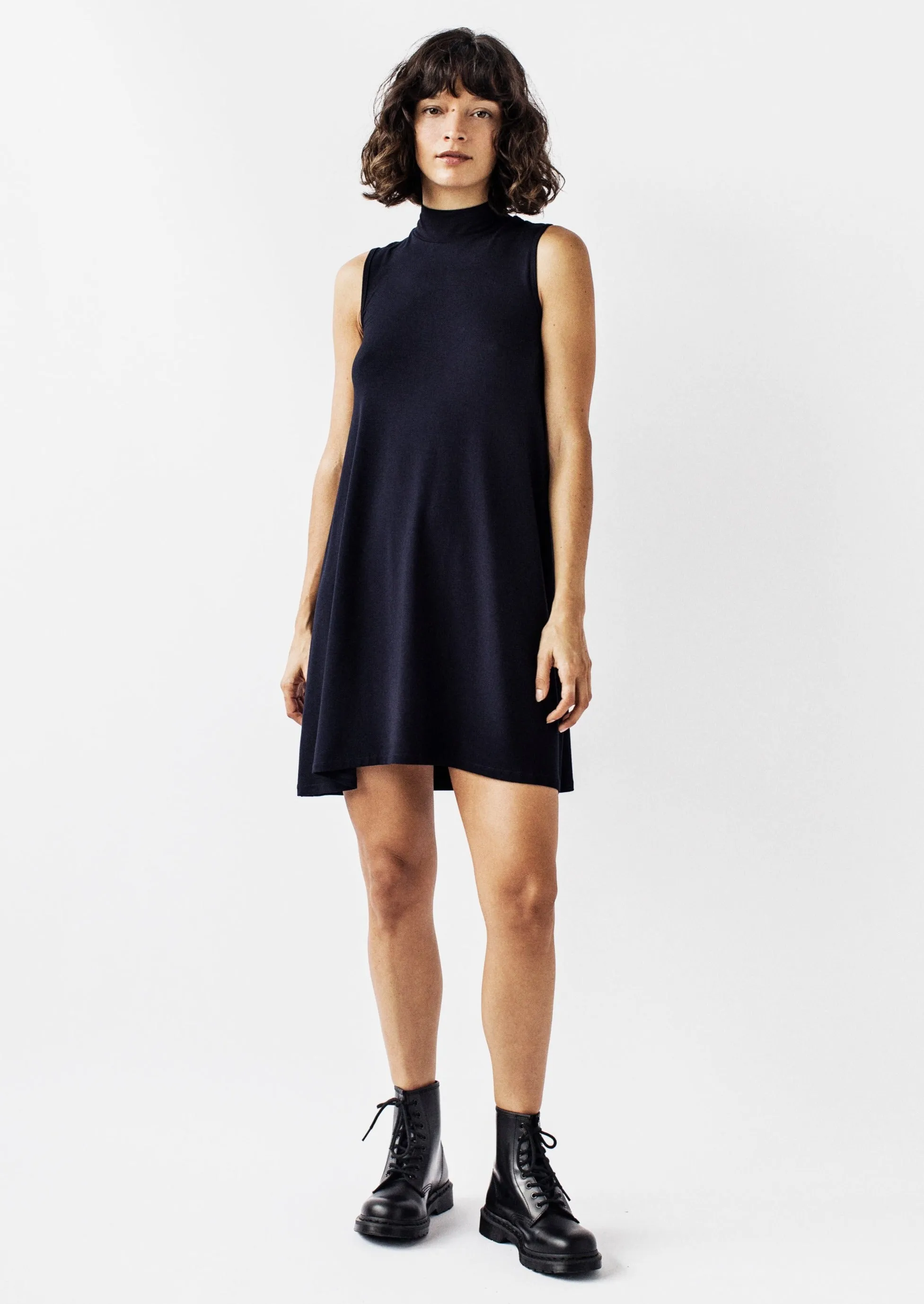 Claudia Mock Neck Dress