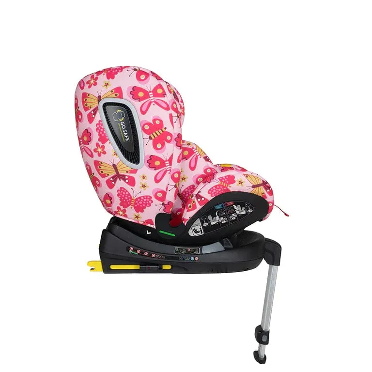 Cosatto All in All Rotate i-Size 0 /1/2/3 Car Seat - Flutterby Butterfly