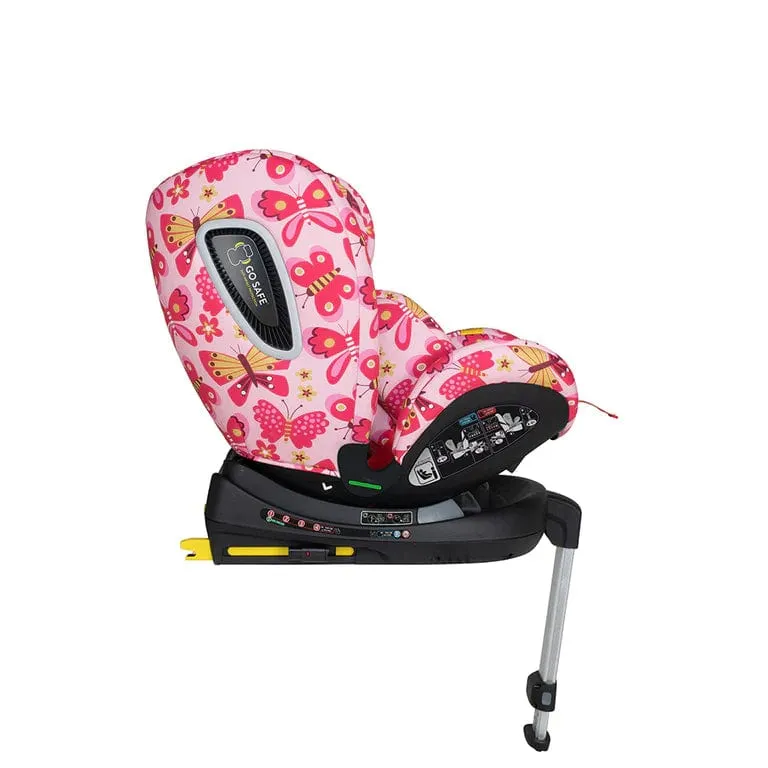 Cosatto All in All Rotate i-Size 0 /1/2/3 Car Seat - Flutterby Butterfly