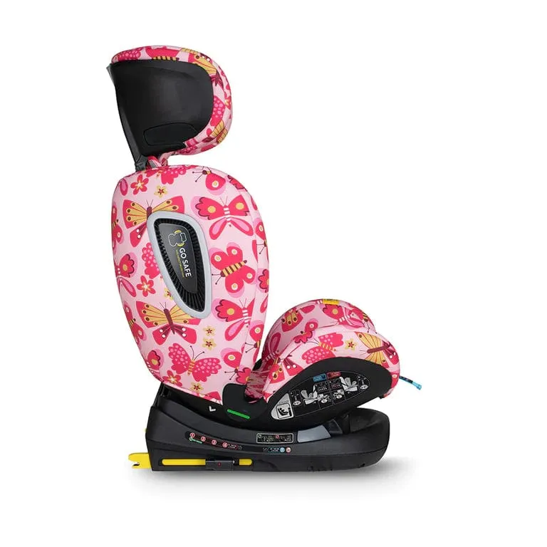 Cosatto All in All Rotate i-Size 0 /1/2/3 Car Seat - Flutterby Butterfly