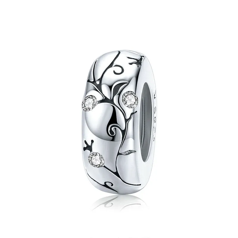 Dazzling Sterling Silver Charms Jewelry For Women