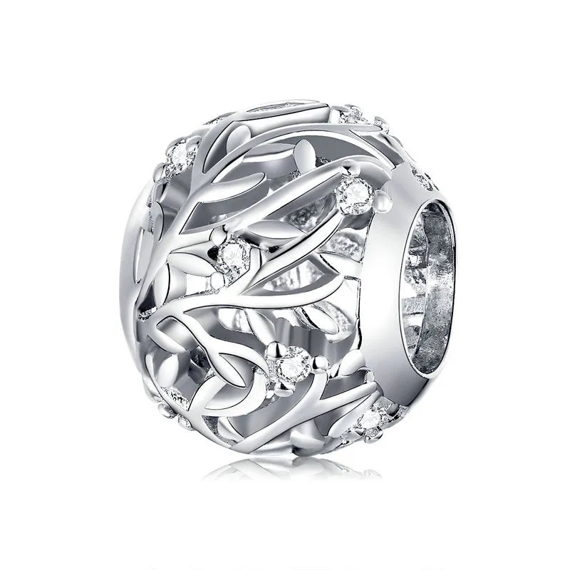 Dazzling Sterling Silver Charms Jewelry For Women