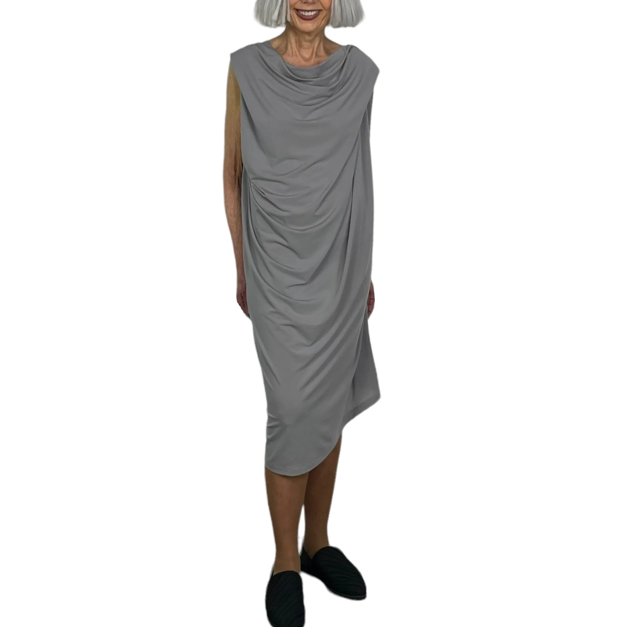 DRAPE JERSEY-46 DRESS