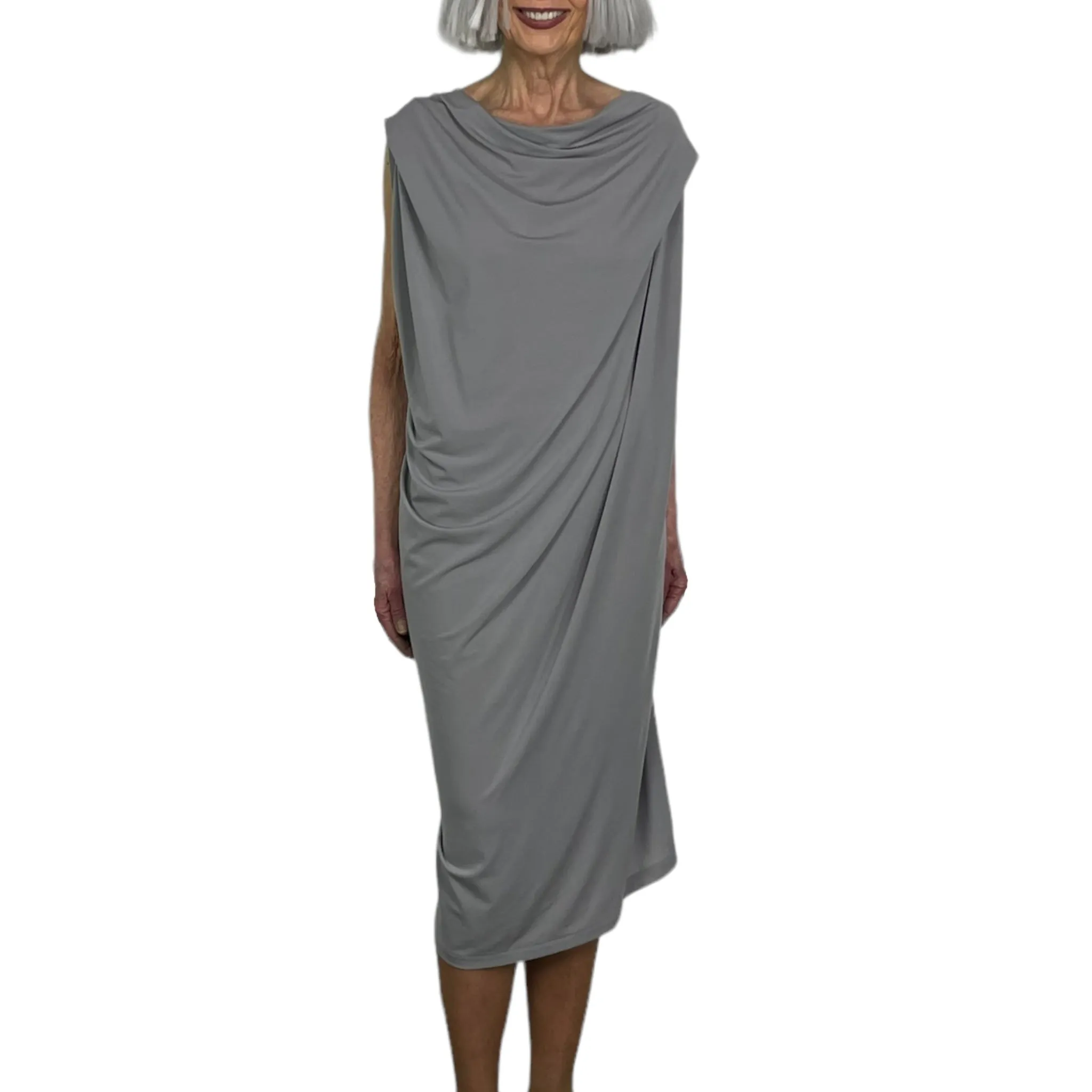 DRAPE JERSEY-46 DRESS