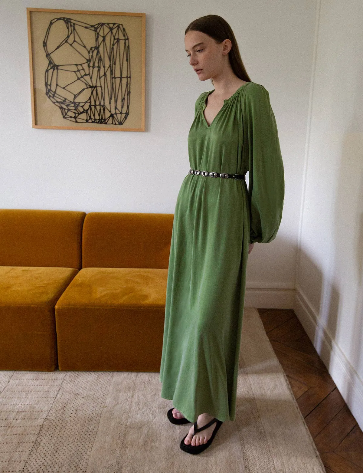 Evi Green Maxi Dress