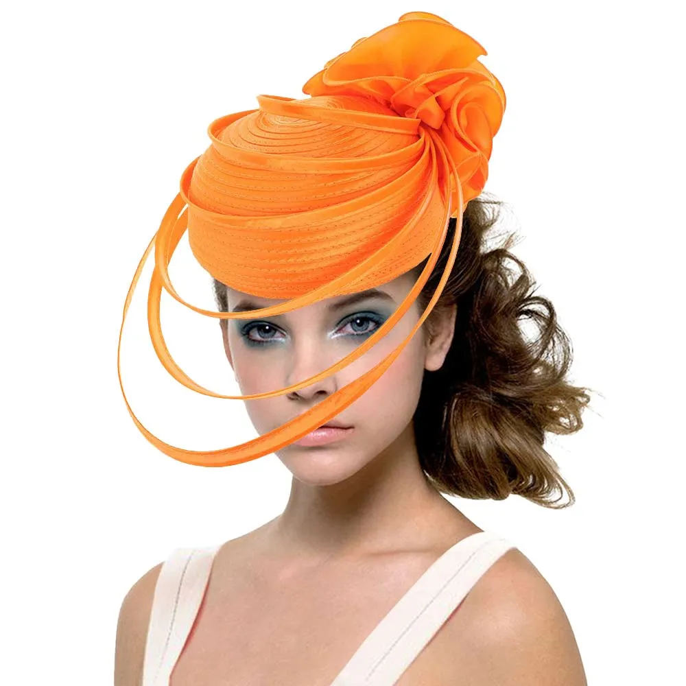 Fabric Pointed Elastic String Dressy Hat