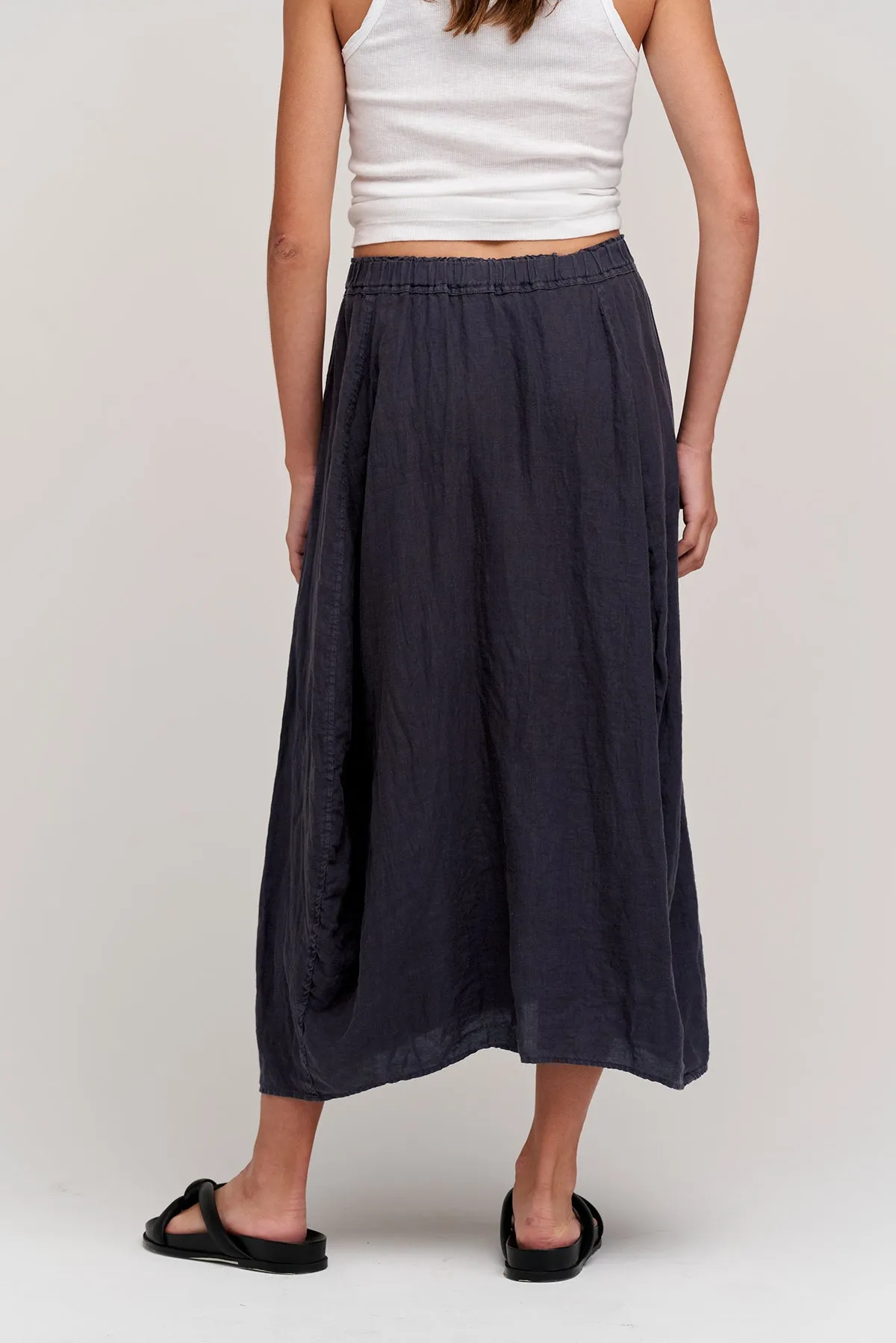 FAE LINEN A-LINE SKIRT