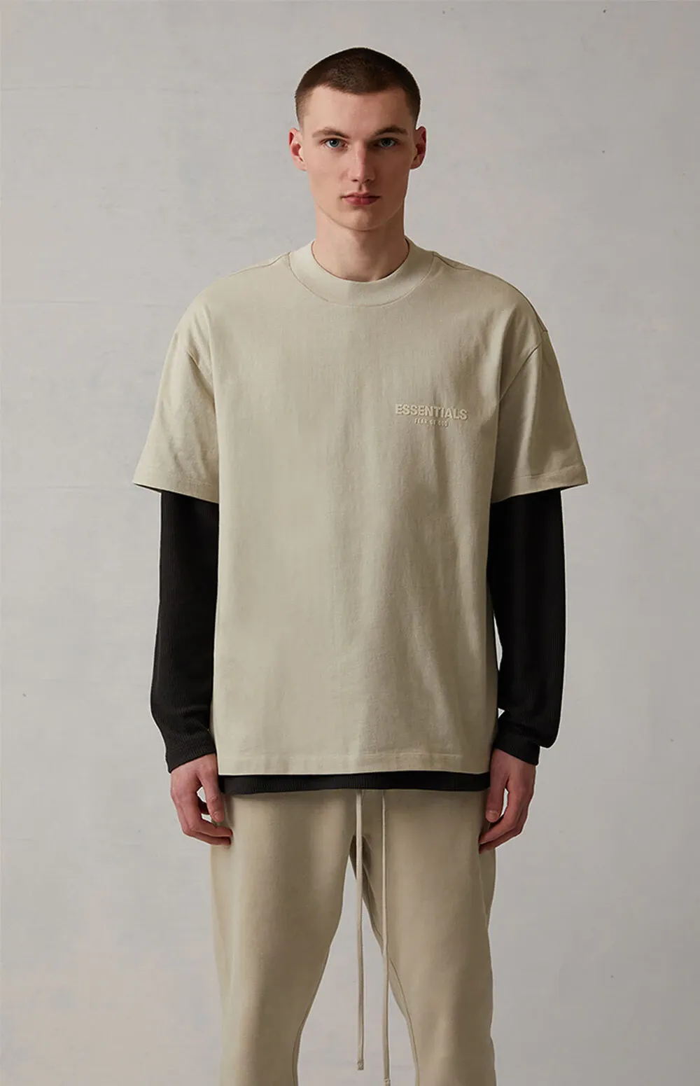 Fear Of God ESSENTIALS FOG Tee T-Shirt SS22 [SEAFOAM/WHEAT]