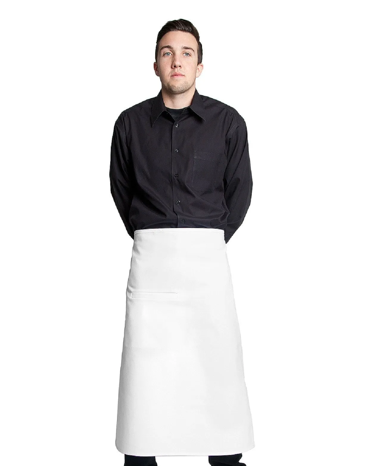 Fiumara Apparel Full Bistro Apron w/ 1 Pocket 32L x 28W