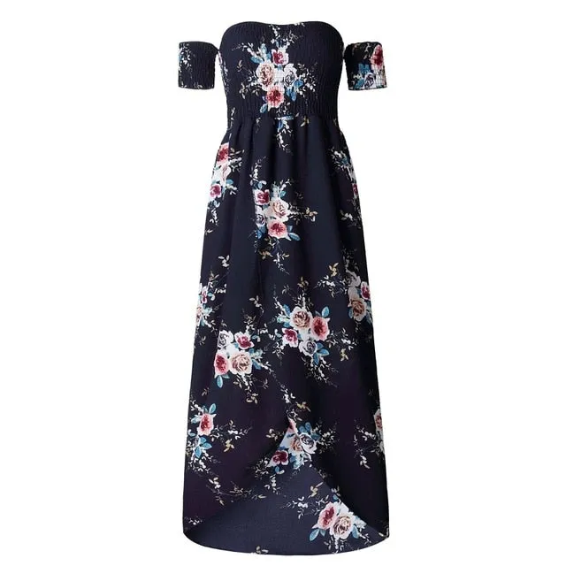 Floral  dresses for women Off Shoulder