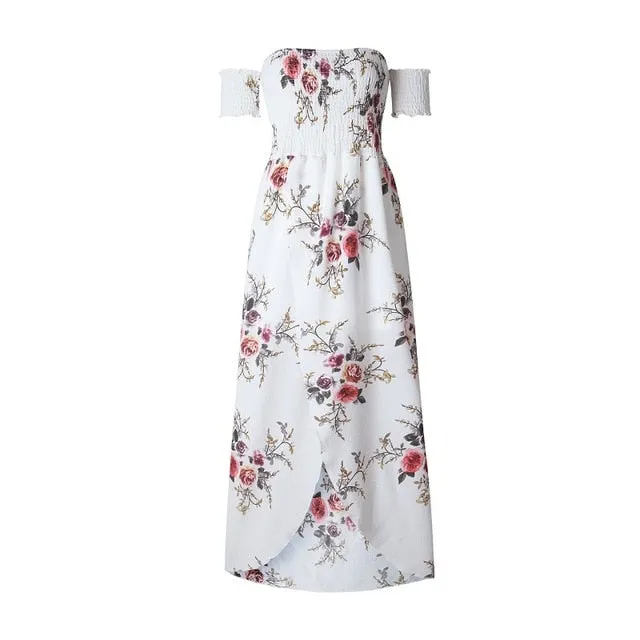 Floral  dresses for women Off Shoulder