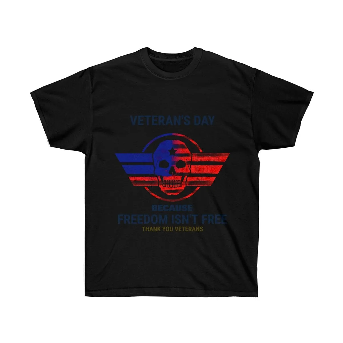 Freedom Skull Veteran's Day T-Shirt