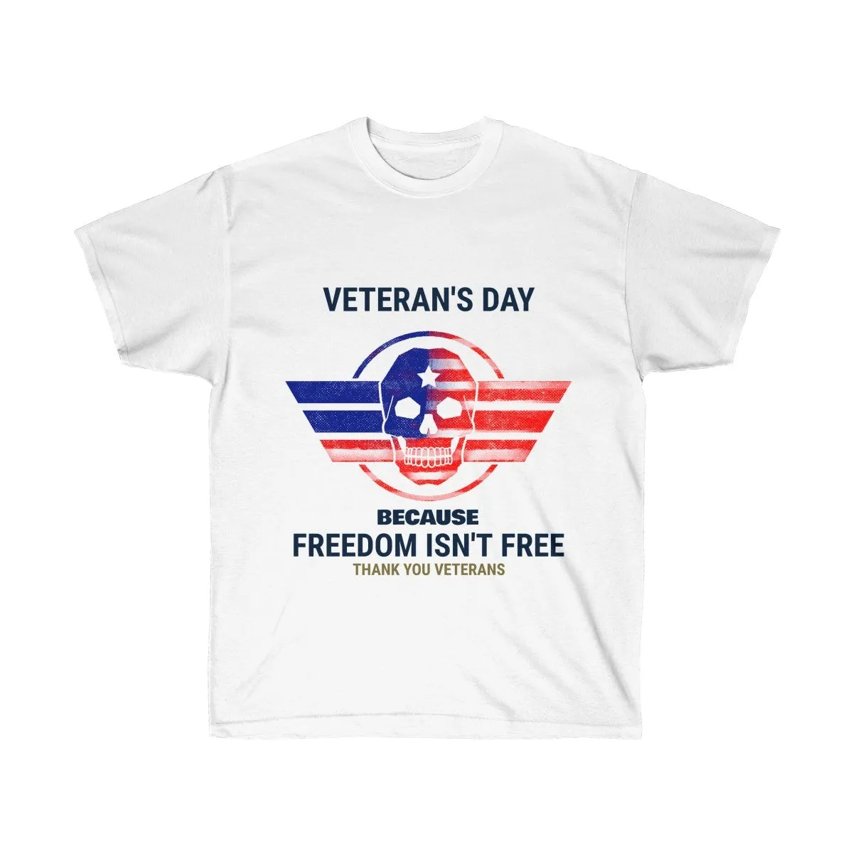 Freedom Skull Veteran's Day T-Shirt