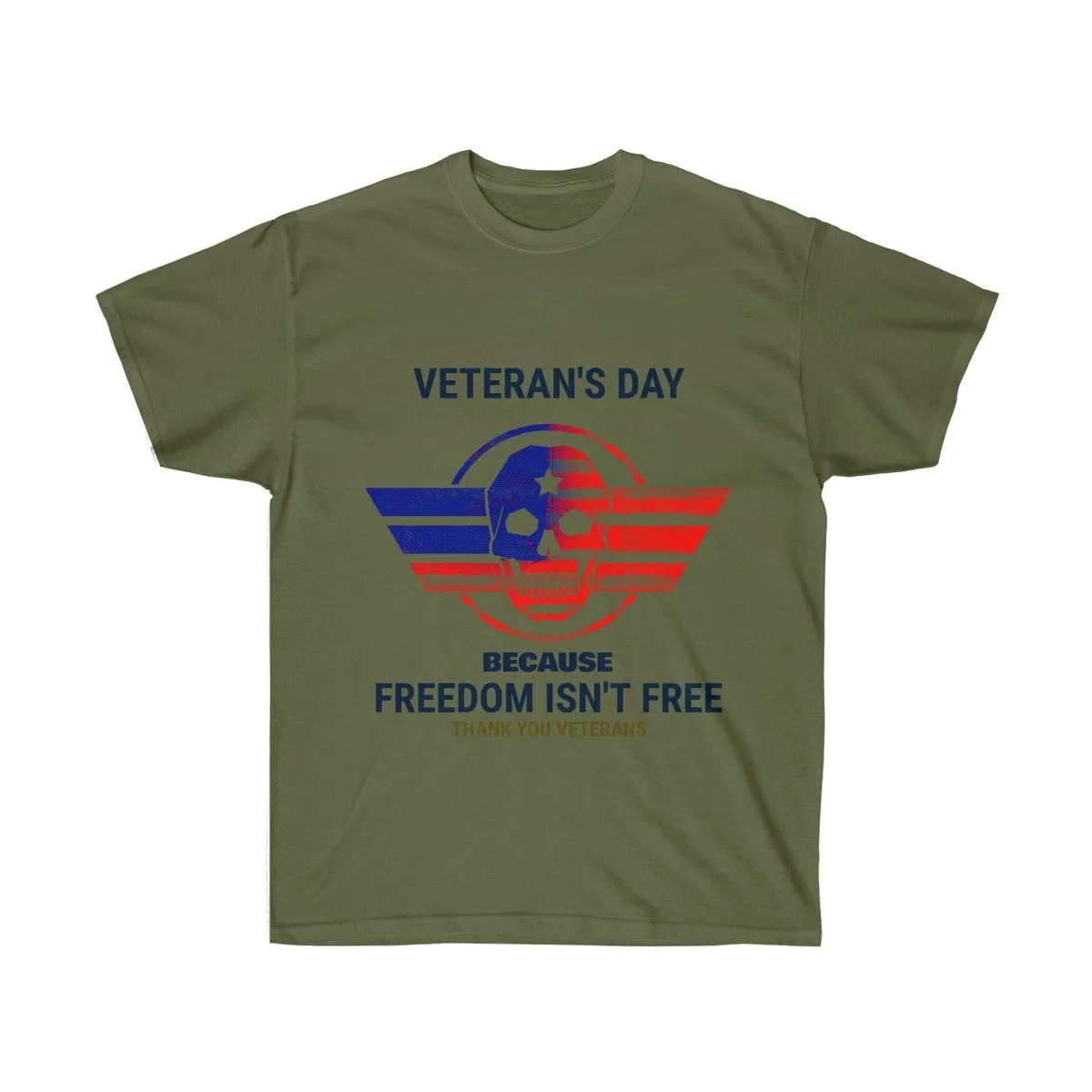 Freedom Skull Veteran's Day T-Shirt