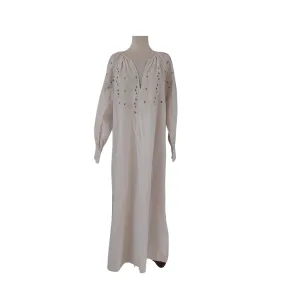 H&M Beige Embroidered Long Tunic | Brand New |