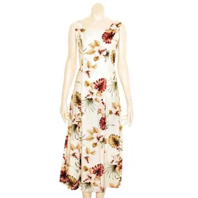 Hawaiian Floral Sylvia Long Dress