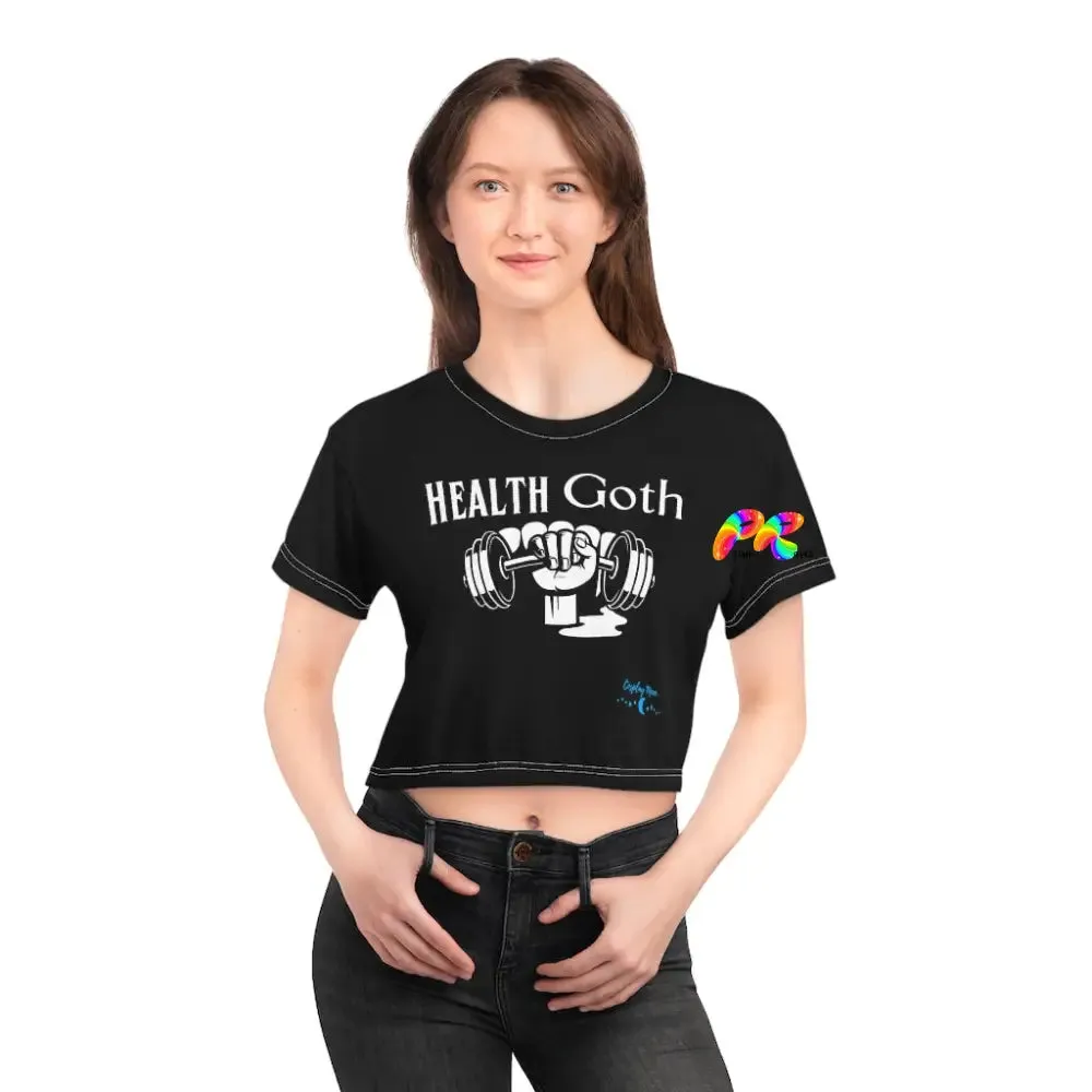 Health Goth Crop T-Shirt