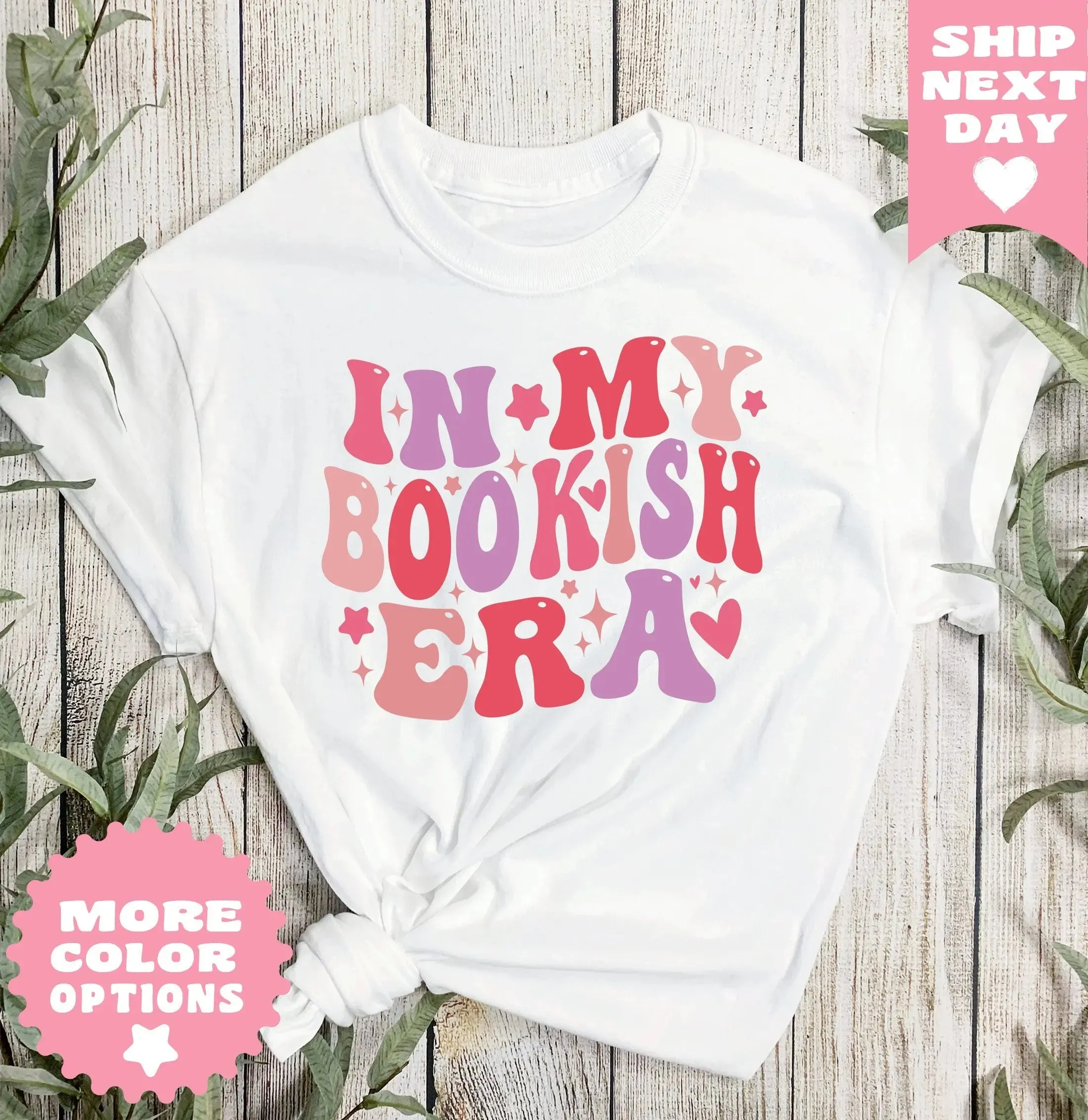 In My Bookish Era T Shirt, A Perfect Gift For Teachers, Reading Lovers, Book Lover Gift, Bookish Gifts, Bookworm Gift, Book Club Gift