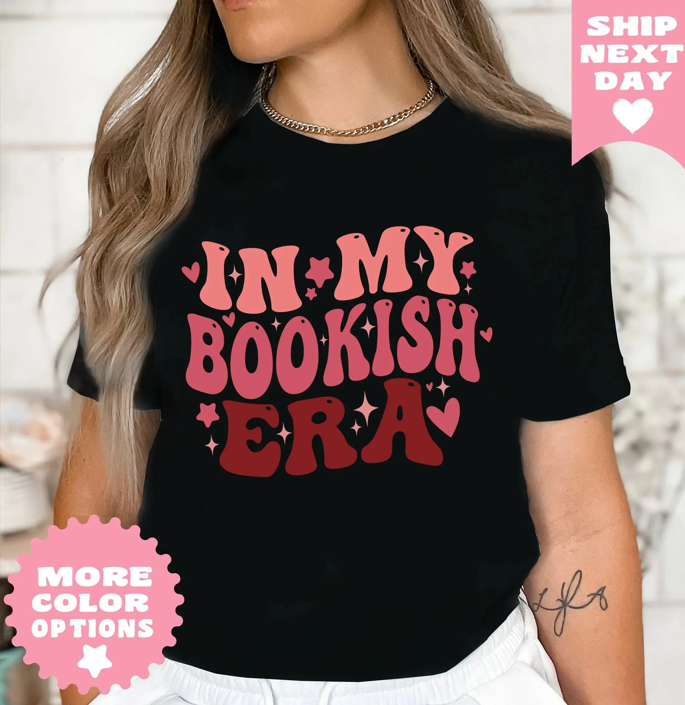 In My Bookish Era,Book Shirt, Book Gift, Book Lover Gift, Bookish Gifts, Bookworm Gift, Book Nerd Gift, Book Club Gift