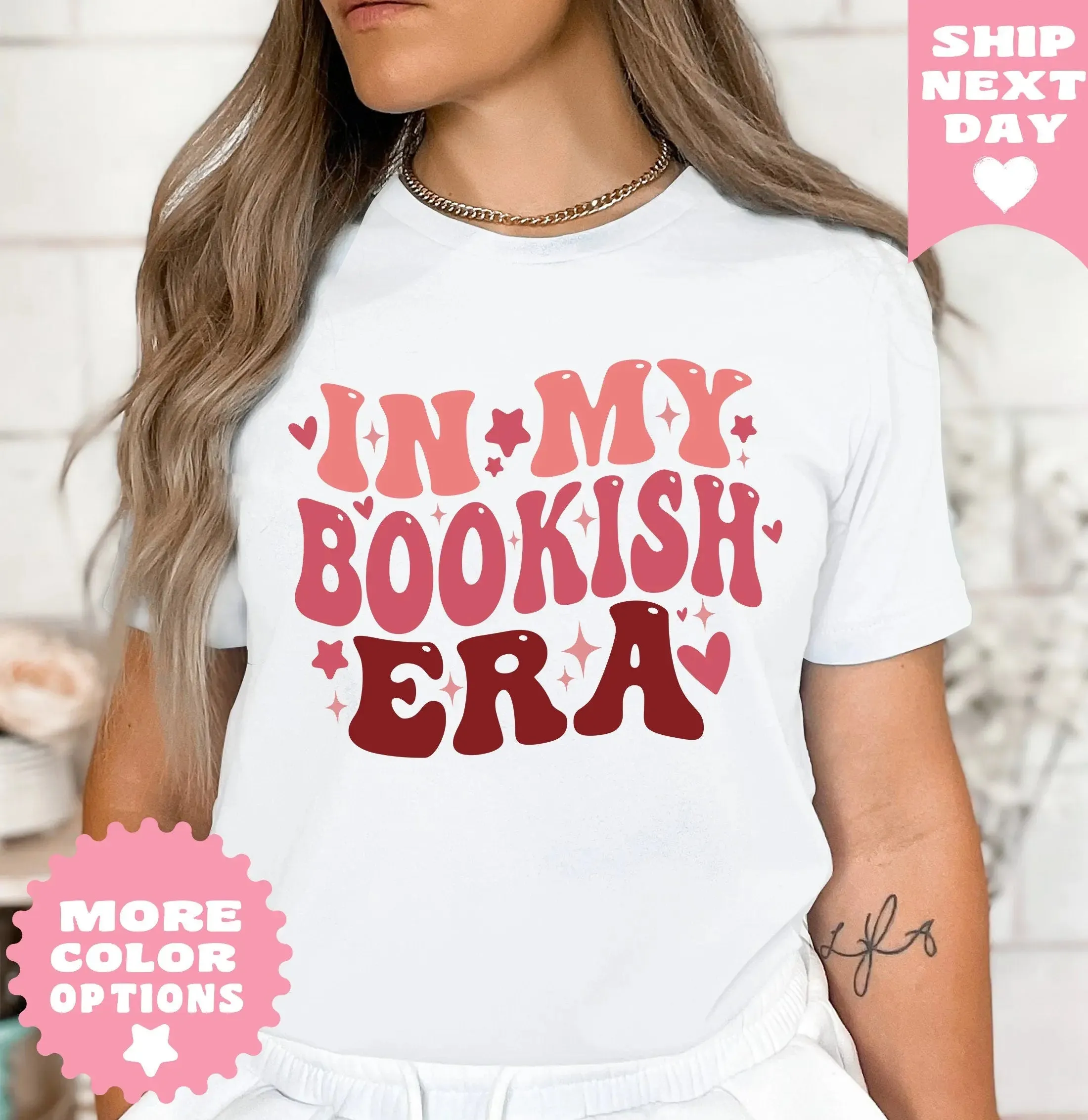 In My Bookish Era,Book Shirt, Book Gift, Book Lover Gift, Bookish Gifts, Bookworm Gift, Book Nerd Gift, Book Club Gift