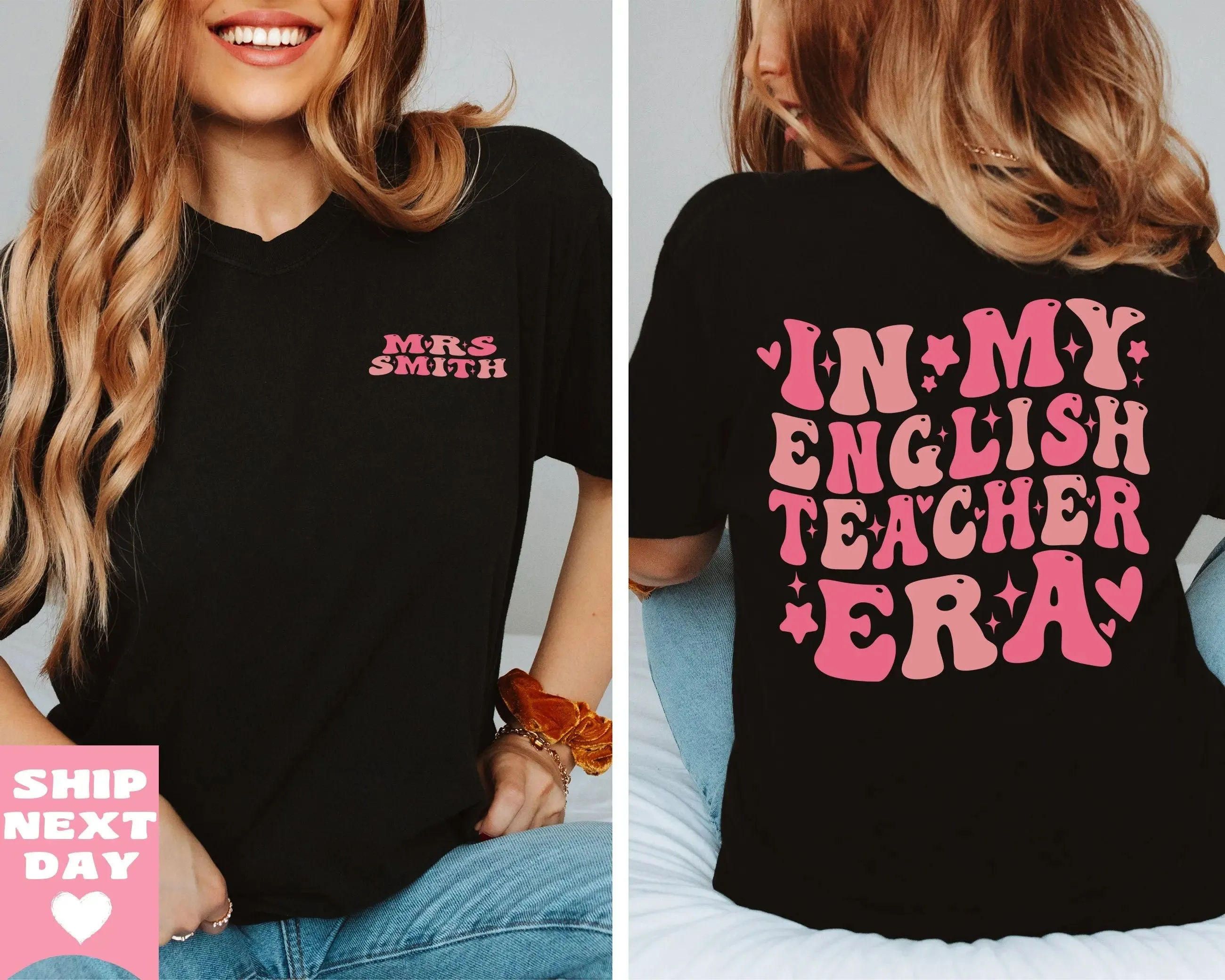 In My English Teacher Era Shirt, Retro English Teacher Shirt, English Teacher Gift, Funny Teacher Tee, ESL Teacher Shirt, In My Teacher Era