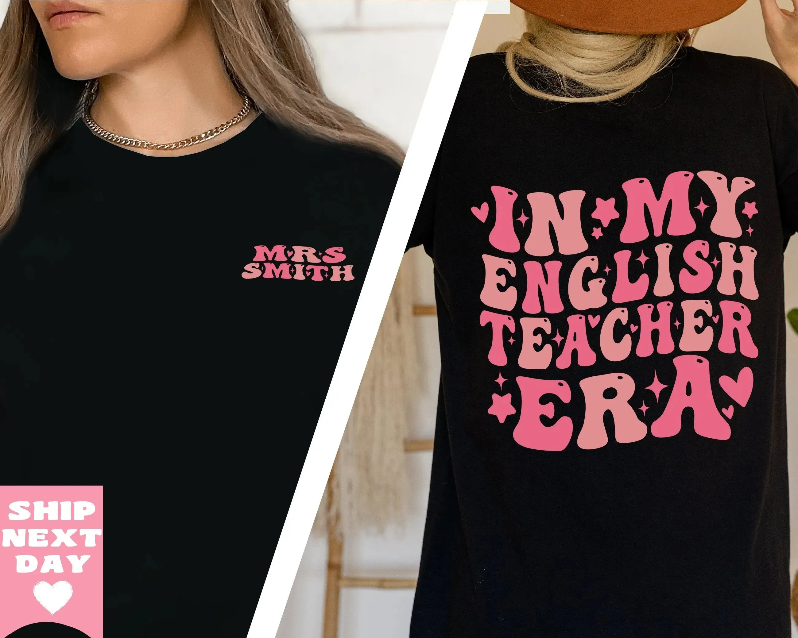 In My English Teacher Era Shirt, Retro English Teacher Shirt, English Teacher Gift, Funny Teacher Tee, ESL Teacher Shirt, In My Teacher Era