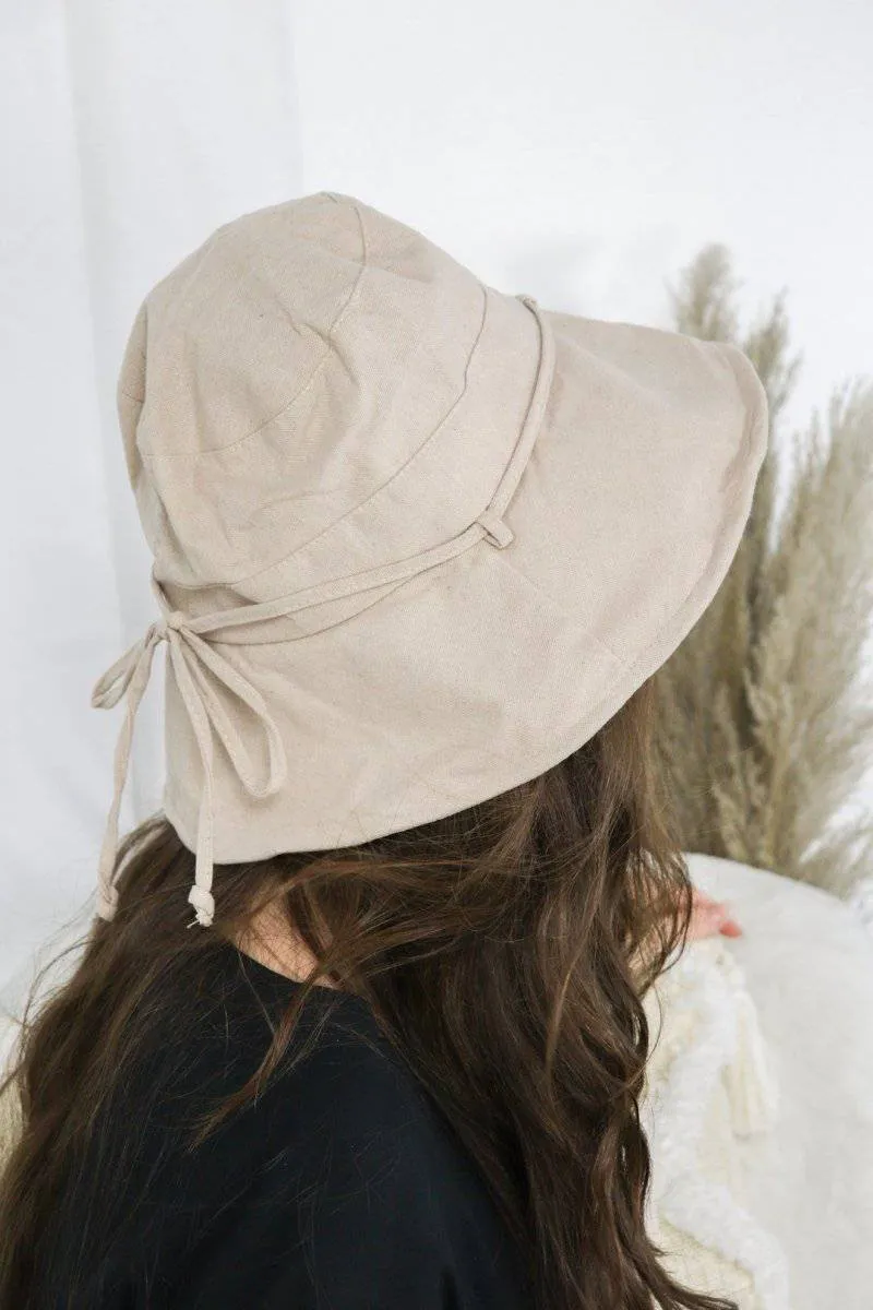 Khaki Ladies Bucket Hat