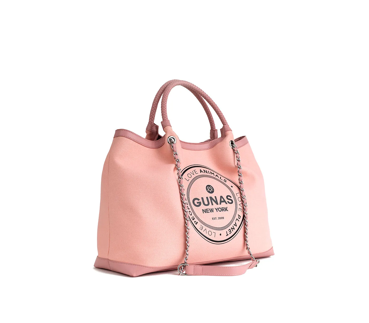 Light Pink Vegan Canvas Tote Ruth