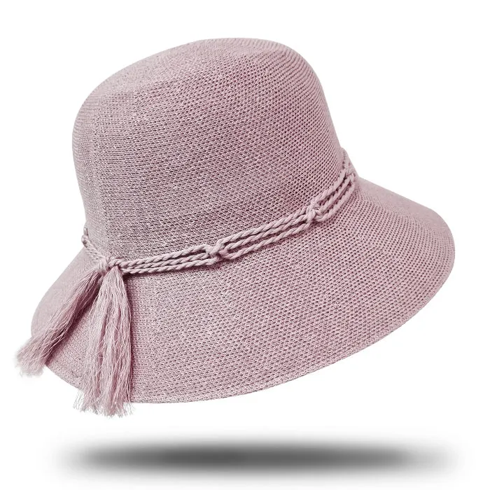 Linen Cloche Hat-HL350