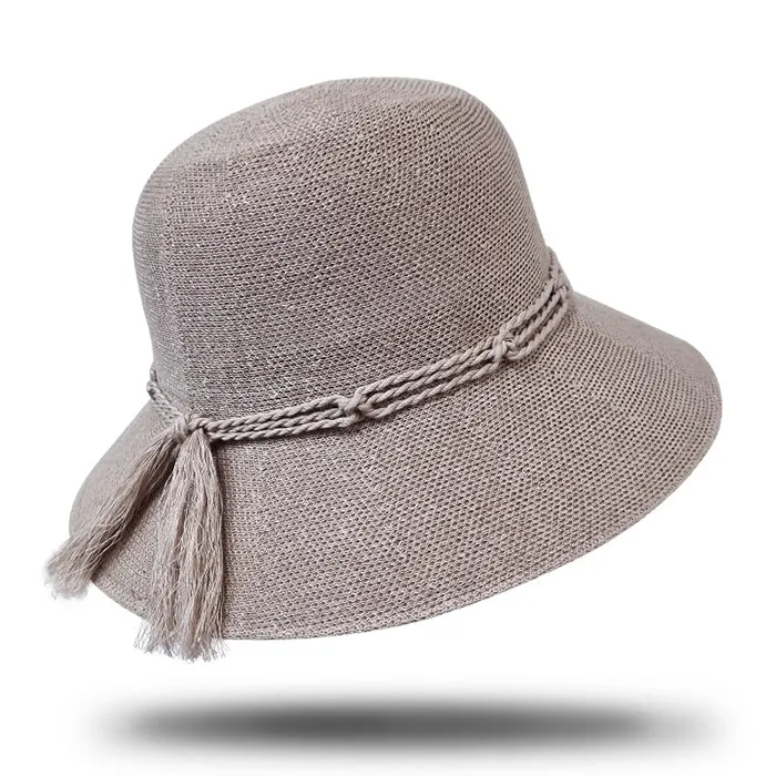 Linen Cloche Hat-HL350