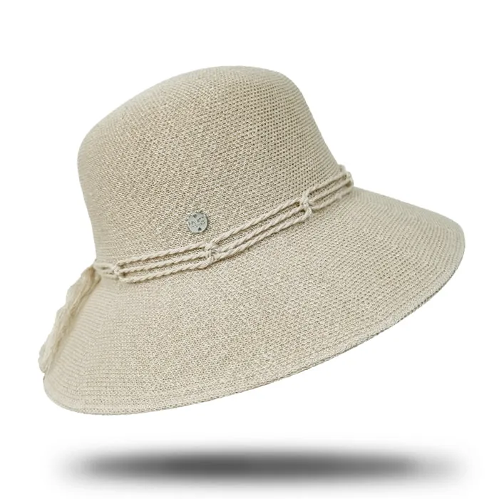 Linen Cloche Hat-HL350