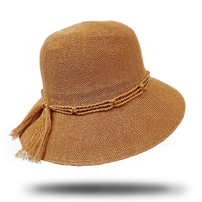 Linen Cloche Hat-HL350