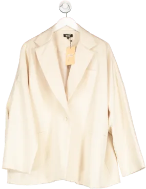 Mars the Label Cream Single Breasted Blazer UK M