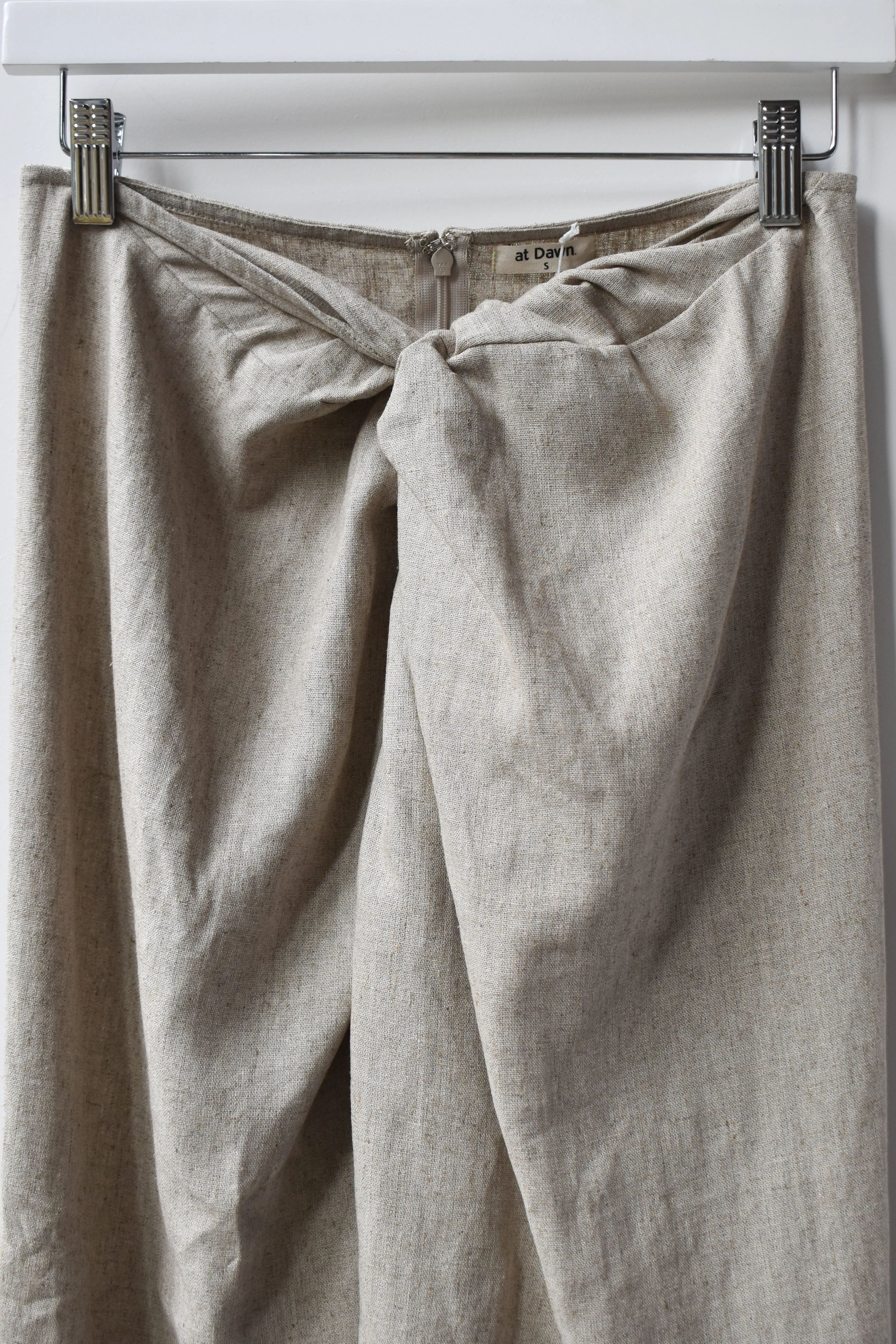 Mid Pencil Skirt (Linen Blend)