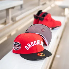 New Era Brooklyn Dodgers Jackie Robinson Good Grey UV (Red/Black)