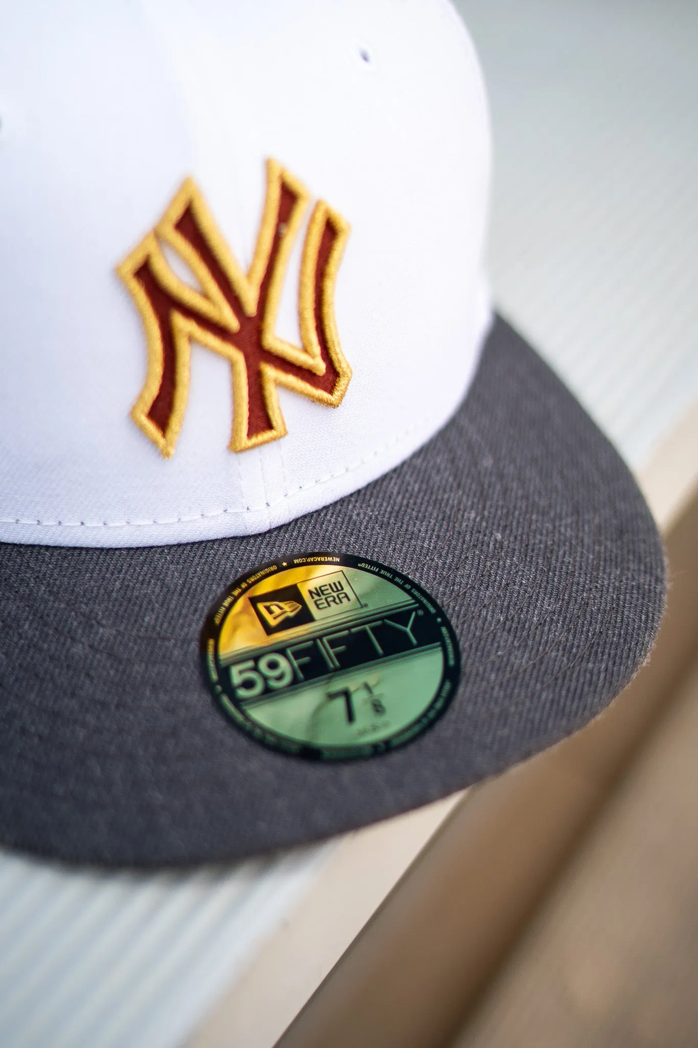 New Era New York Yankees Subway Series Stone UV (White/Wool)