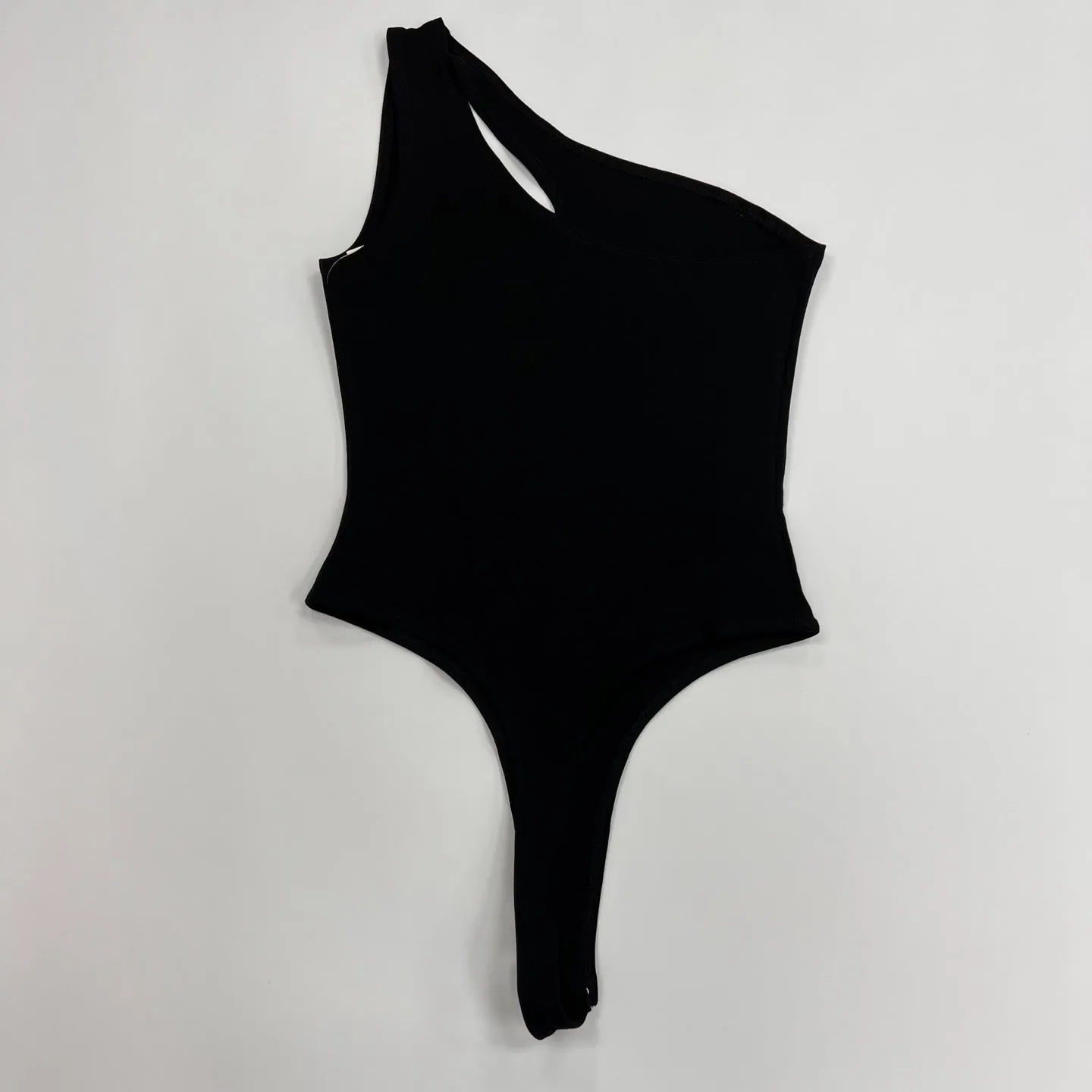 One Shoulder Contour Knit Bodysuit