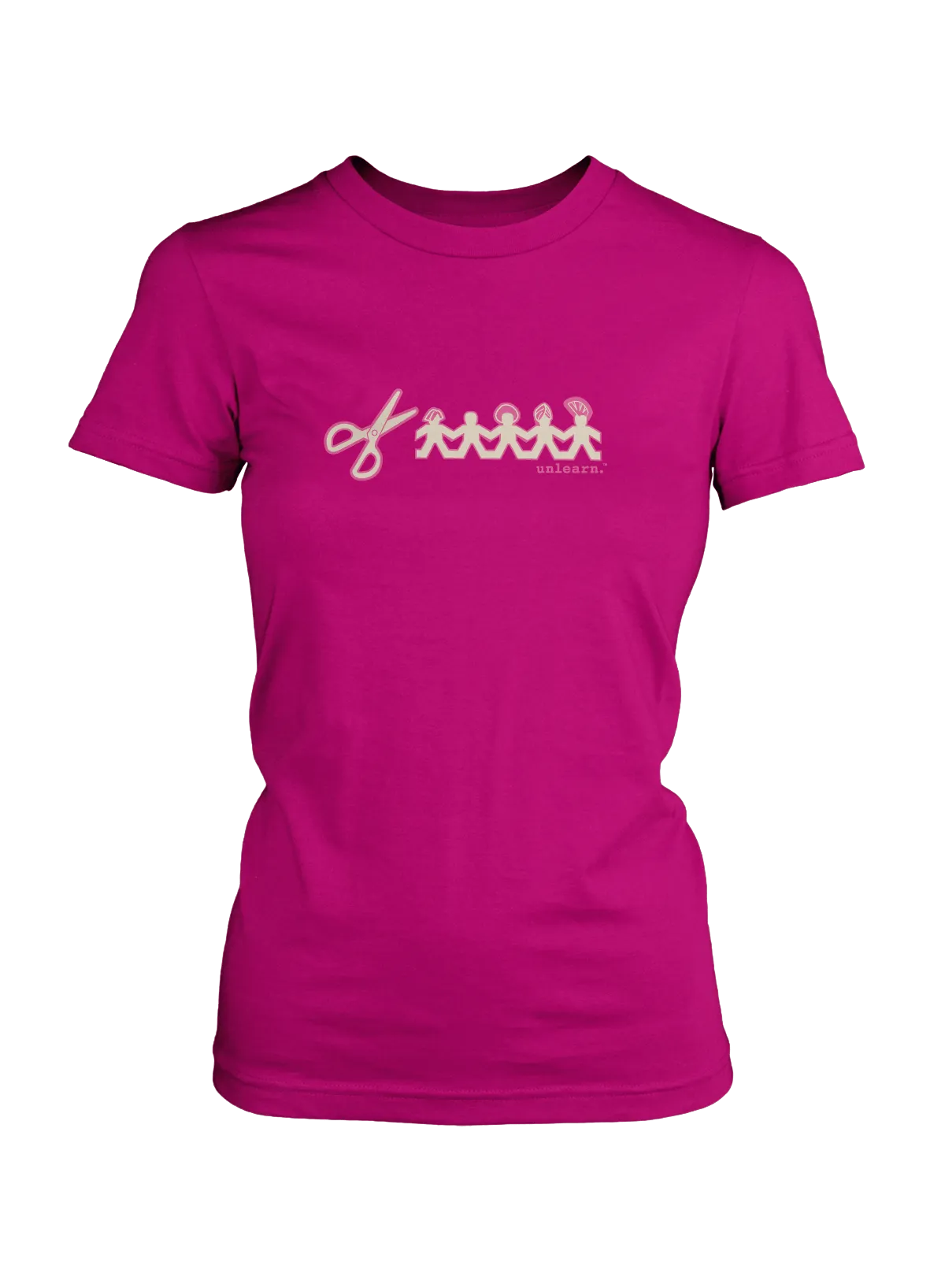 Paper Cut Out - Women's Fitted T-Shirt