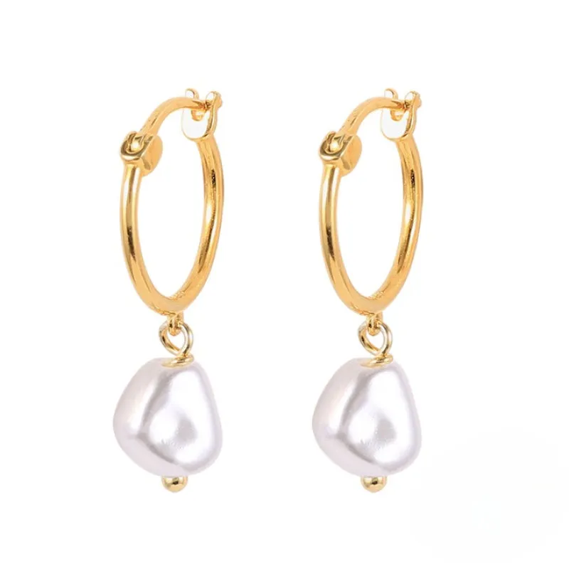 Pearl Pendant Earrings For Women