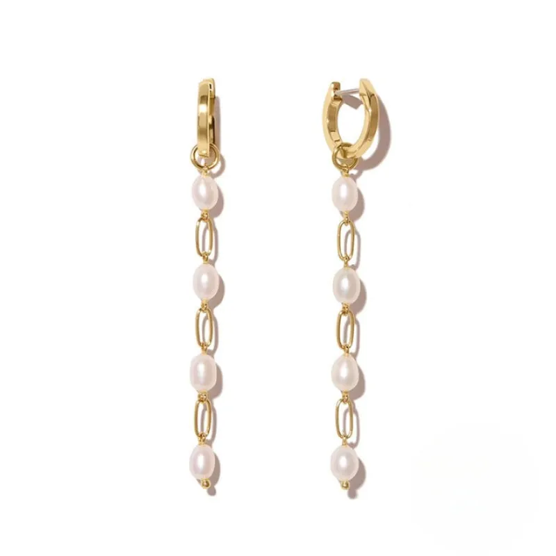 Pearl Pendant Earrings For Women