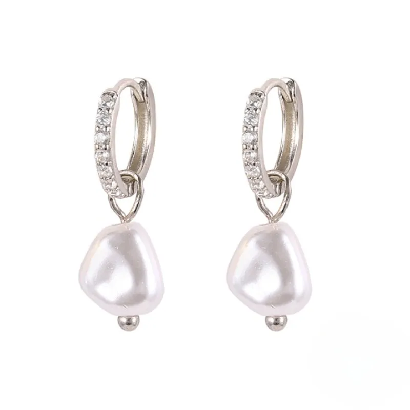 Pearl Pendant Earrings For Women