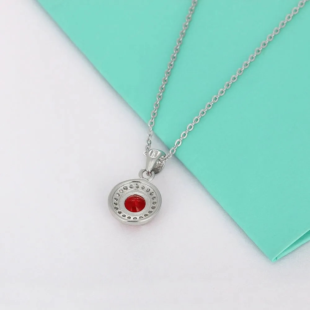 Personalized Birthstone Pendant Necklace