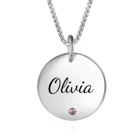 Personalized Engraved Necklace