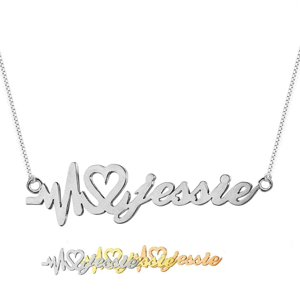 Personalized Nameplate Pendant 1 Name