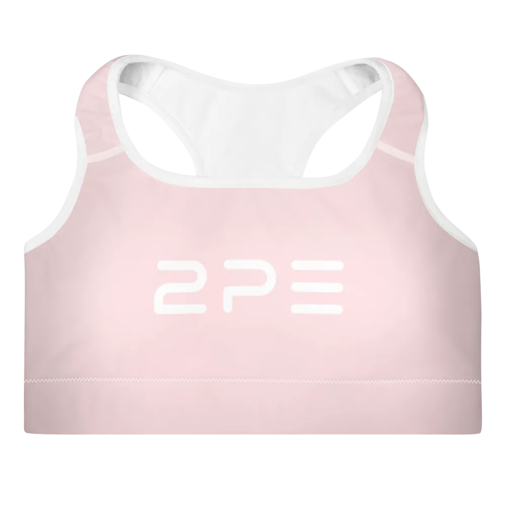 Pink Padded Sports Bra