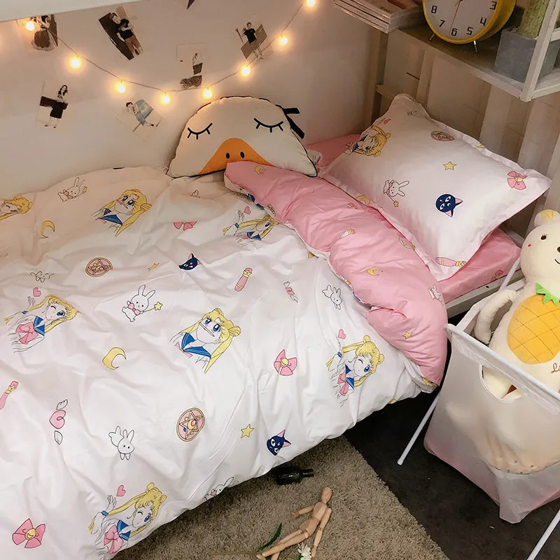 Sailor Moon Bed Sheet 4 Pieces AD11834